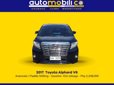 2017 Toyota Alphard - Registration OR