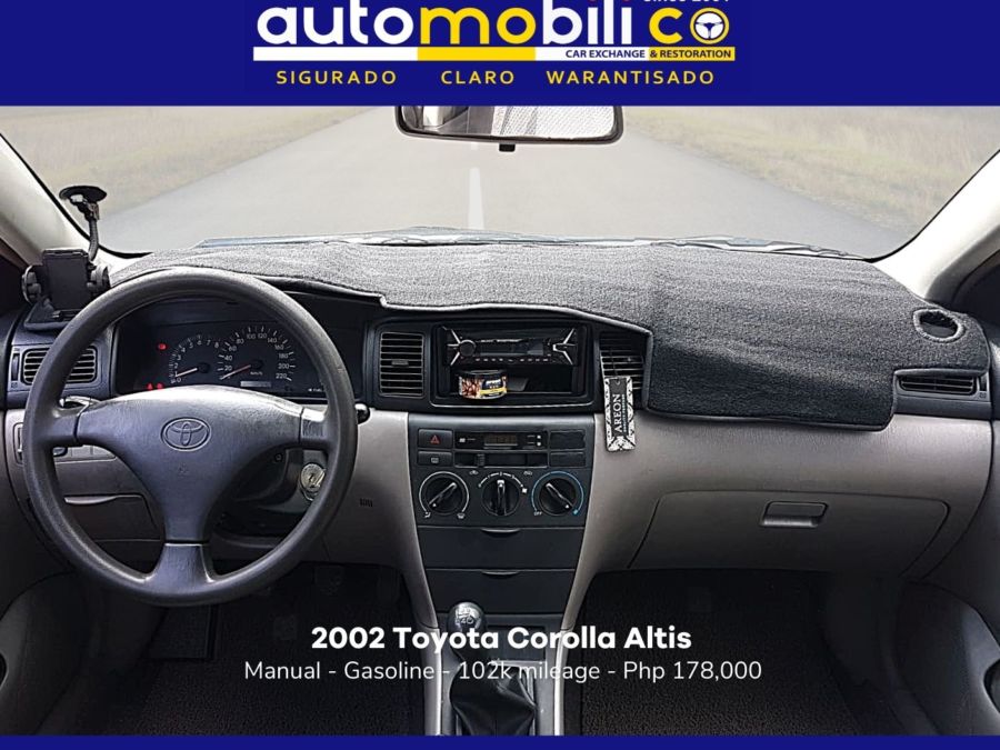 2002 Toyota Corolla Altis - Interior Front View