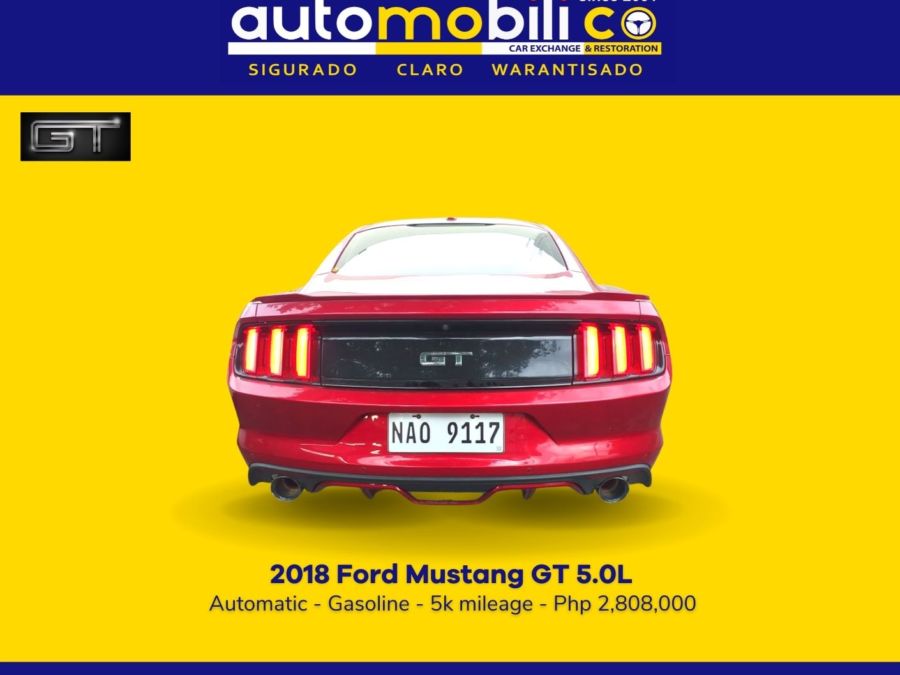 2018 Ford Mustang - Rear View