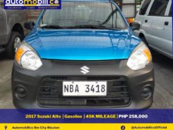 2017 Suzuki Alto - Registration OR