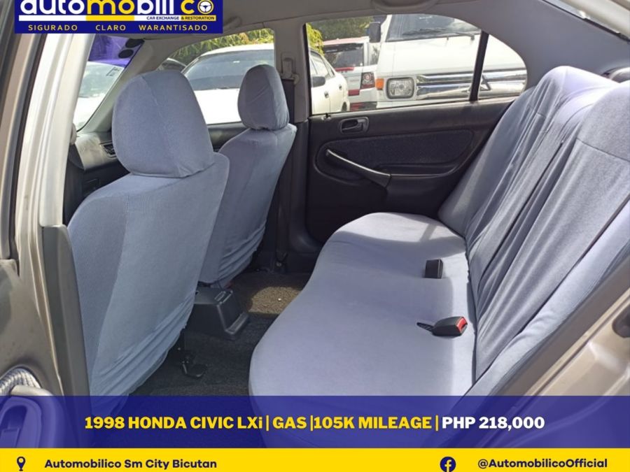 1998 Honda Civic - Interior Rear View