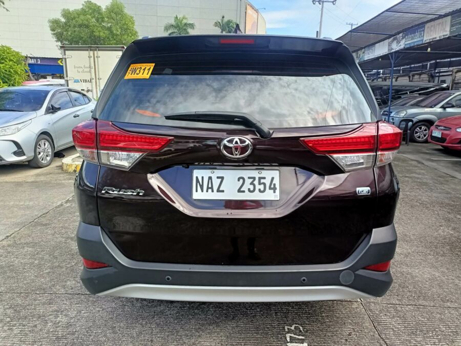 2018 Toyota Rush G - Interior Rear View