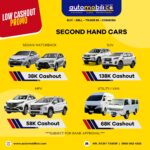 Low Cash Out Downpayment Promo
